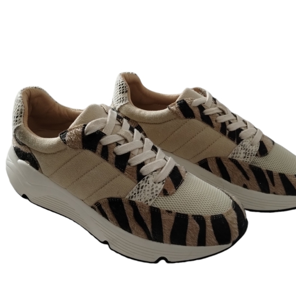 OASIS Society California Snake & Zebra Print Platform Chunky Fasion Athleisure 6